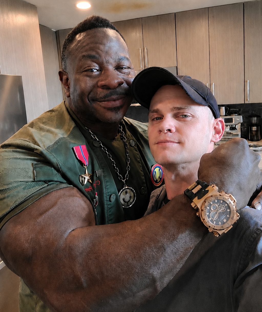 Ryan Hickey with Chef Rush